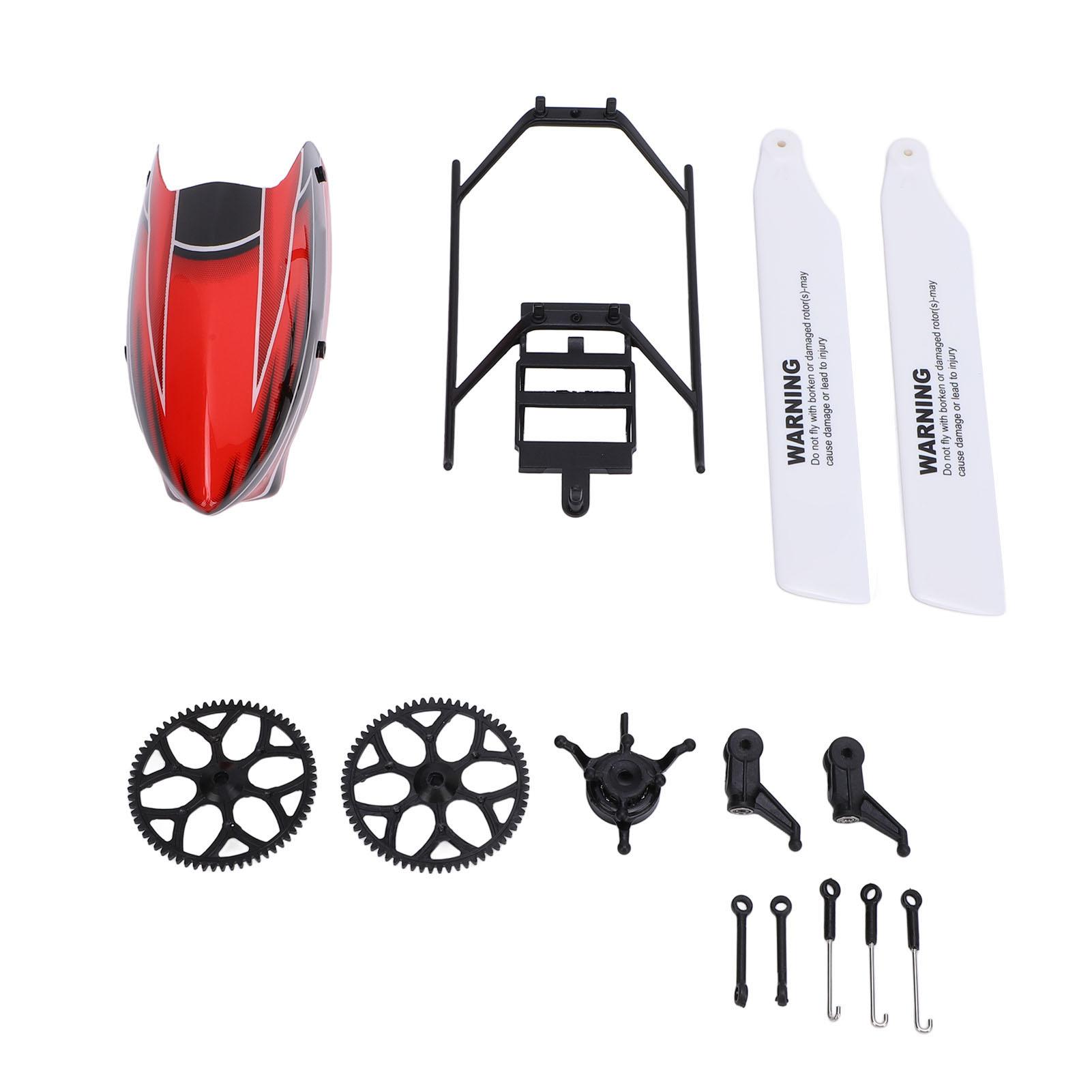 

Запчасти для радіокерованого вертольота Кабіна Шасі Тарілка перекосу Пропелер Кліпса ротора Головна шестерня Шатун