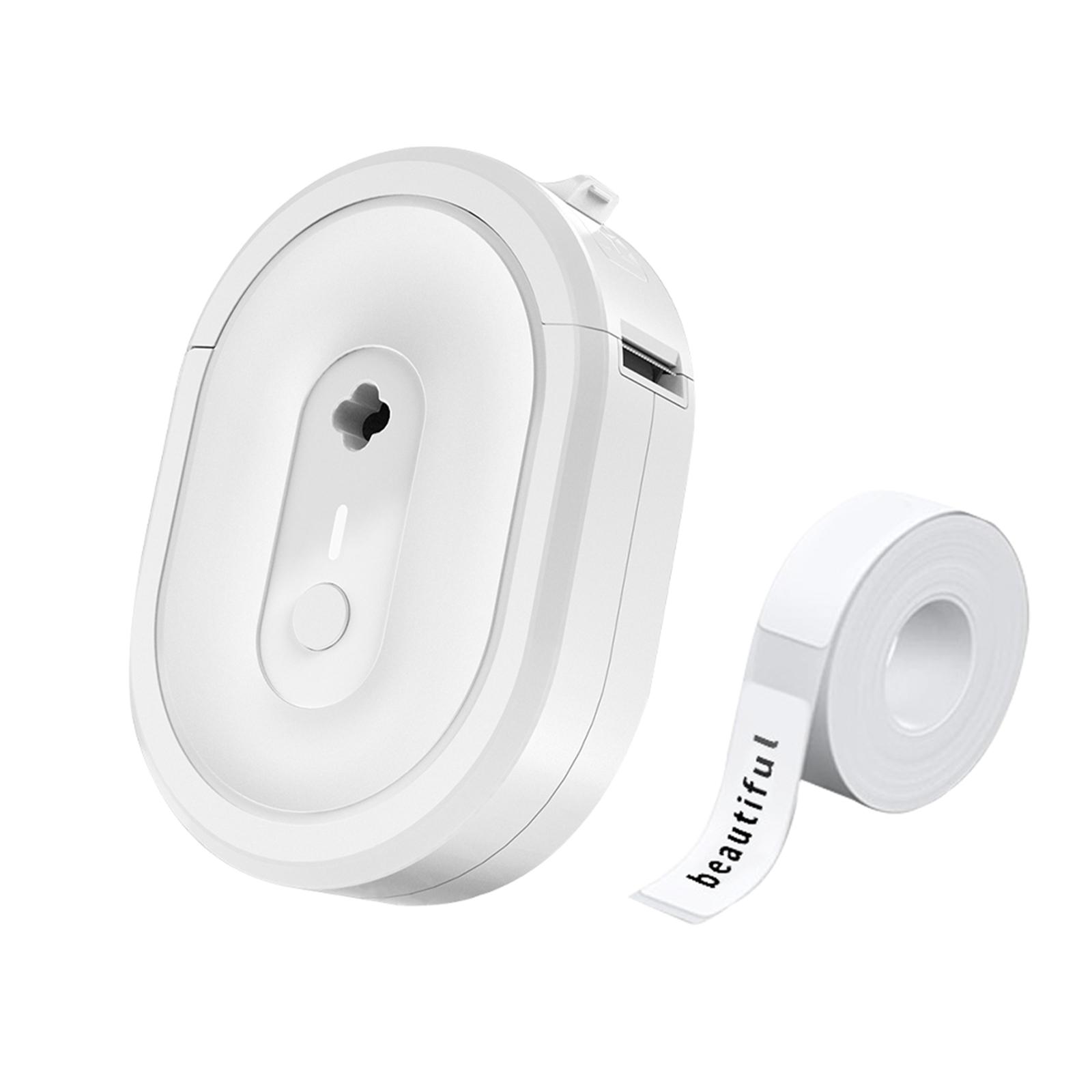 

Принтер для этикеток с лентой, N12 Портативный Bluetooth-принтер для этикеток, Беспроводной принтер для этикеток, Термонаклейки с несколькими шаблонами для дома, кухни, школы One Size