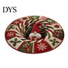 Tapis de zone de vacances Noël Tapis 3D, Tapis rond décoratif à illusion Tapis optique Tapis de sol, Festif pour la décoration intérieure de la maison Salon Doux Confortable