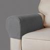 1Pair Stretch Sofa Armrest Cover Anti-slip Elastic Sofa Cover Jacquard Dust-proof Couch Arm Protector for Home Furniture Decor
