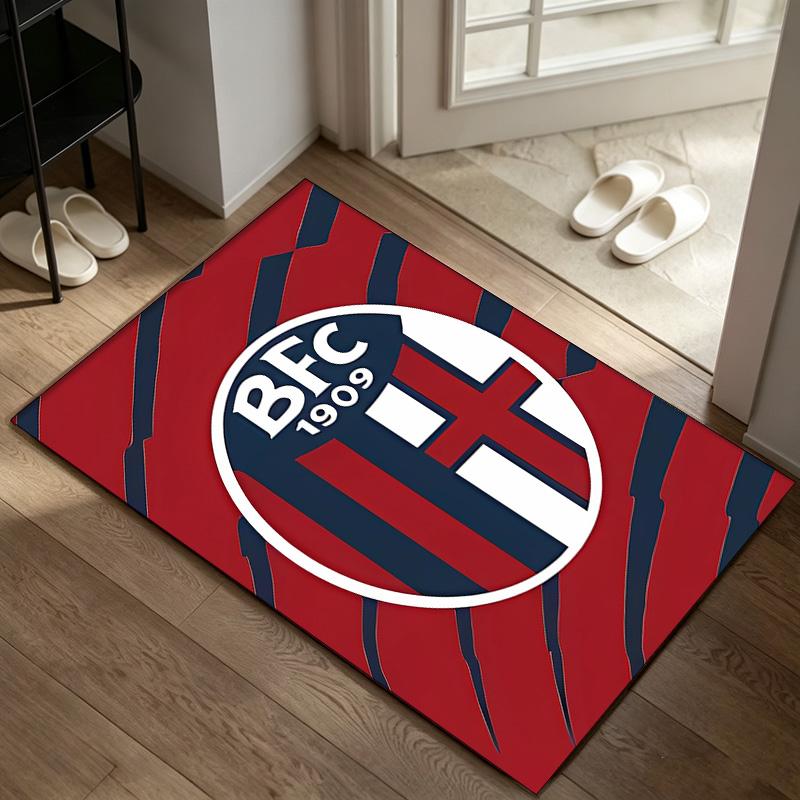 Bologna F.C. 1909 A A rug suitable for office chair areas living rooms and computer desks perfect for home offices and an ideal holiday gift