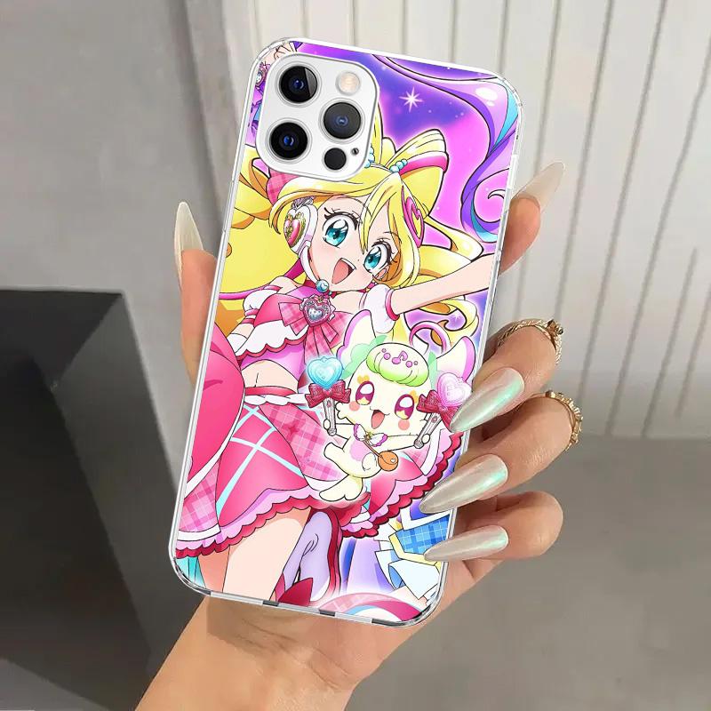 Pretty Cure Anime Phone Case for Iphone 17 Air 16 15 Plus 14 13 Mini 12 11 Pro Max 16E 7 8 SE 2020 Soft Funda Print Shell 17 Air