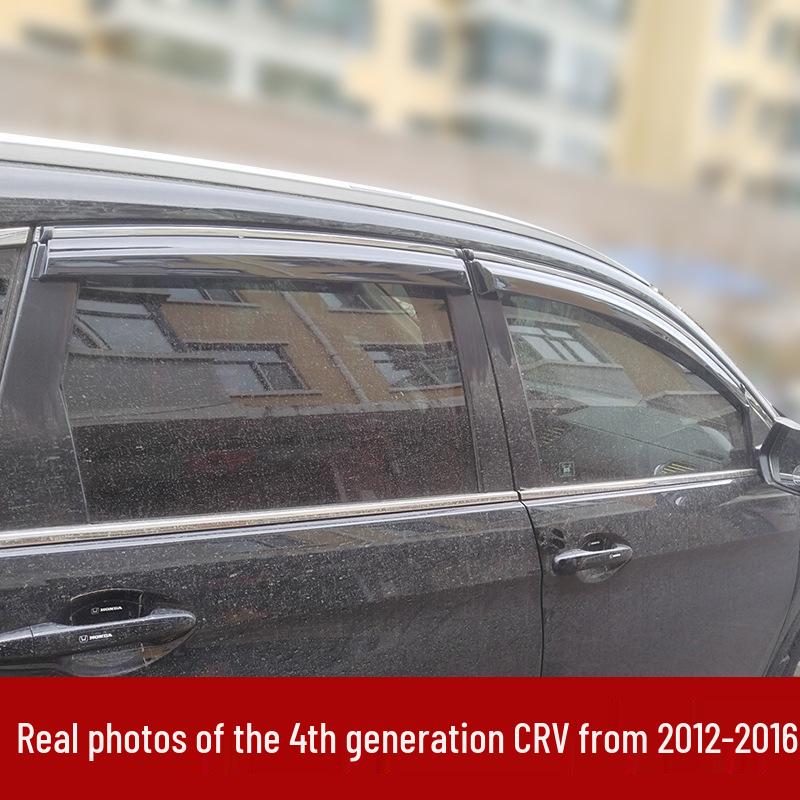 Honda Tenth Gen Accord, Civic, Lingpai, and Fengfan Car Window Rain Visor - Sun and Rain Guard for CR-V, XRV