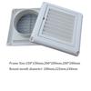 With Flaps Air Vent Grille Ventilation Cover 150*150mm/200*200mm Louver Vent Air Outlet Ventilation Cover PP
