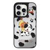 Cute Luminous Star iPhone 16 Pro Max Cartoon Case with Mirror Surface
