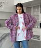 2025 Retro Plaid Long-Sleeve Shirt Jacket - Women’s Spring Loose Casual Style