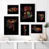 Anatomia Humana Músculos DNA Neuro Arte de Parede Pintura em Tela Pôsteres e Impressões Mapa do Corpo Imagens de Parede Educação Médica Decoração de Casa