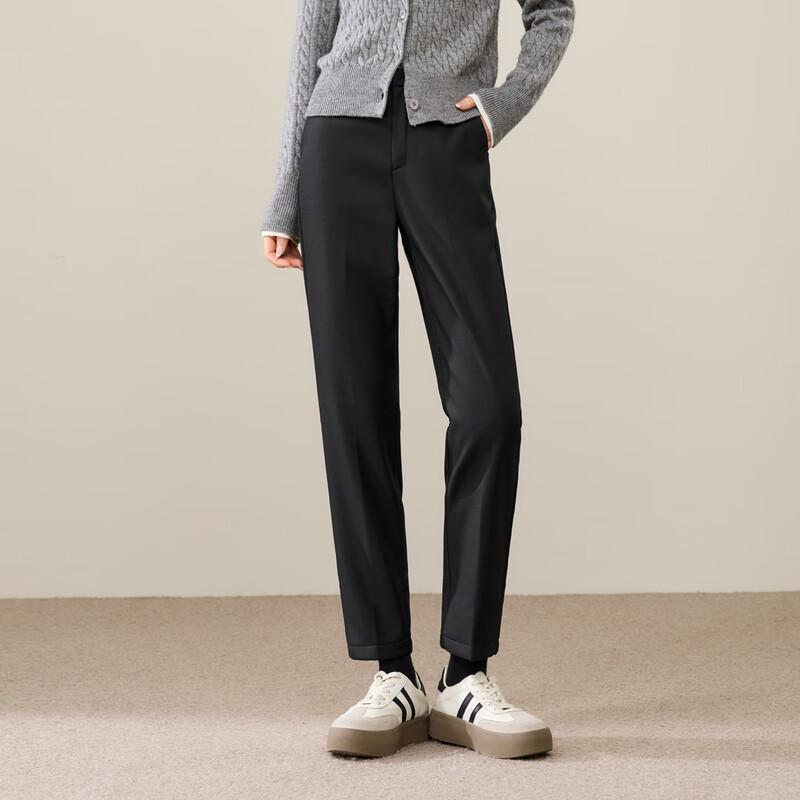 ESE-Y Women's Winter Fleece-Lined Professional Ankle Trousers