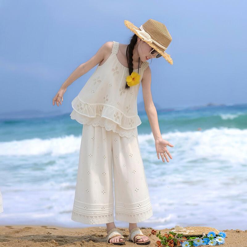 Girls' Sweet Sleeveless Summer Vacation Top