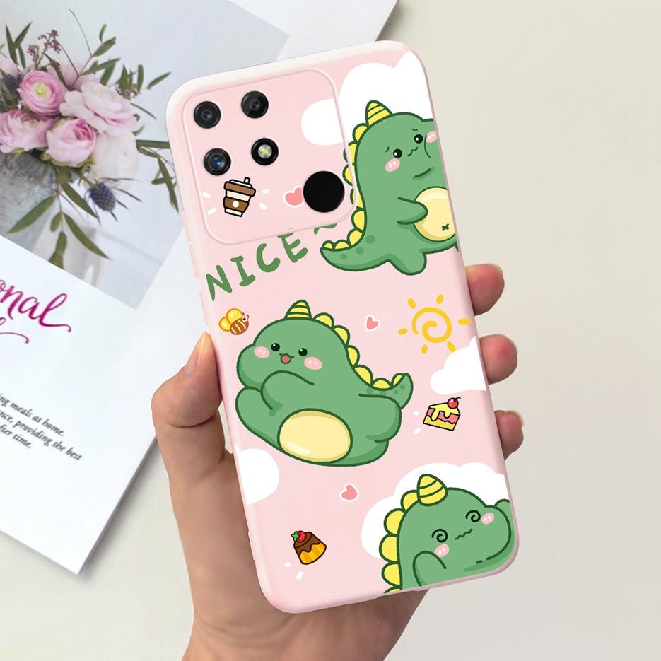 For Realme Narzo 50A Case RMX3430 Lovely Cartoon Cover Soft Silicone Phone Case For Realme Narzo 50i Narzo50A Prime Fundas Coque