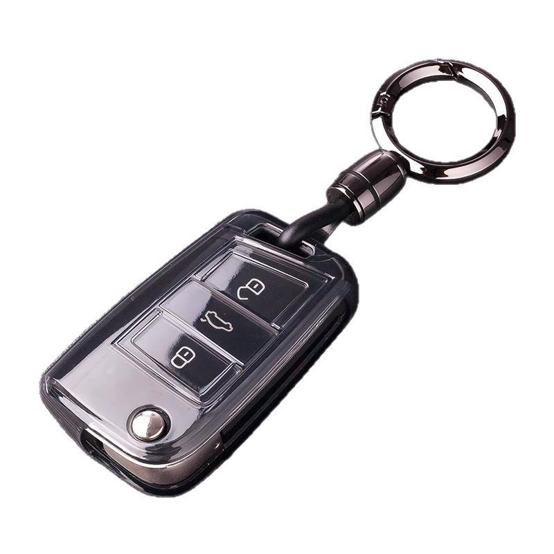 Funda para Llave 2025 Skoda Kodiaq, Superb, Karoq, Kamiq, Scala con Hebilla de Coche