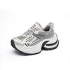 Suction Film Sole Dad Shoes Women's Spring New Retro Thick Sole Heightening Running Shoes Casual Versatile Sports Women's Shoes