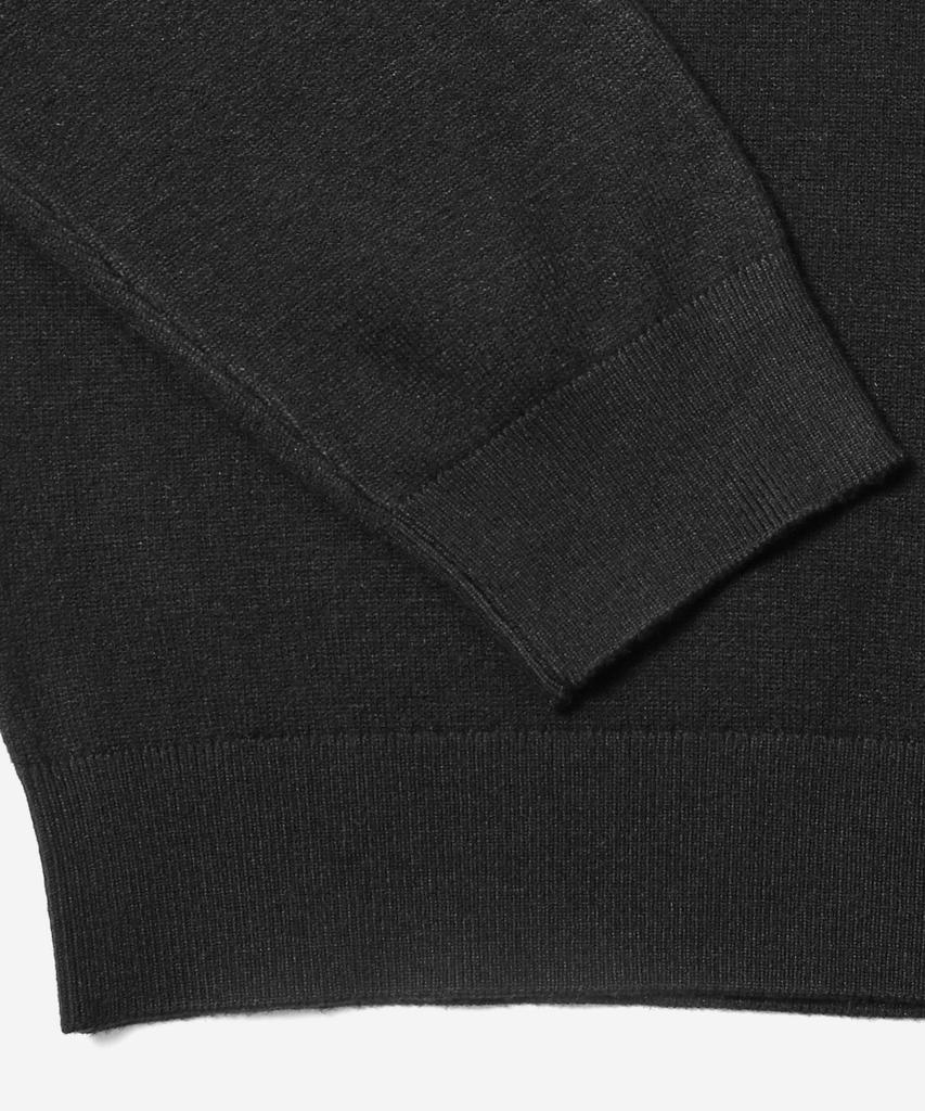 ADHOC Unisex Basic Mock Neck Knit (Black) (Hcalka2)