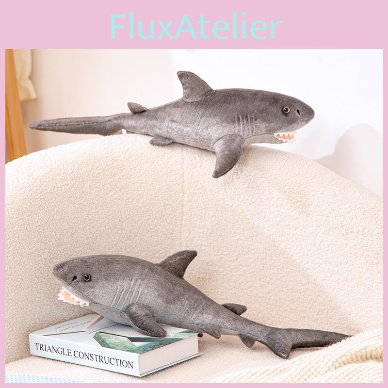 Marine Grey Animal Shark Plush Toy Stuffed Dolls Room Decoration Gifts Kids