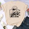 Jujutsu Kaisen T-shirts Women Y2K Streetwear T Shirt Girl Y2k Harajuku Graphic Clothing