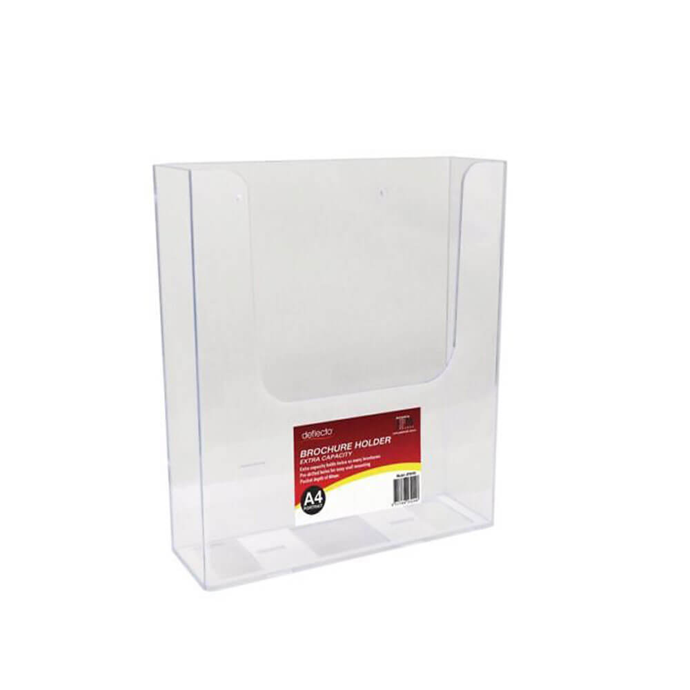Deflecto Wall Mount Brochure Holder (A4) (Curved)