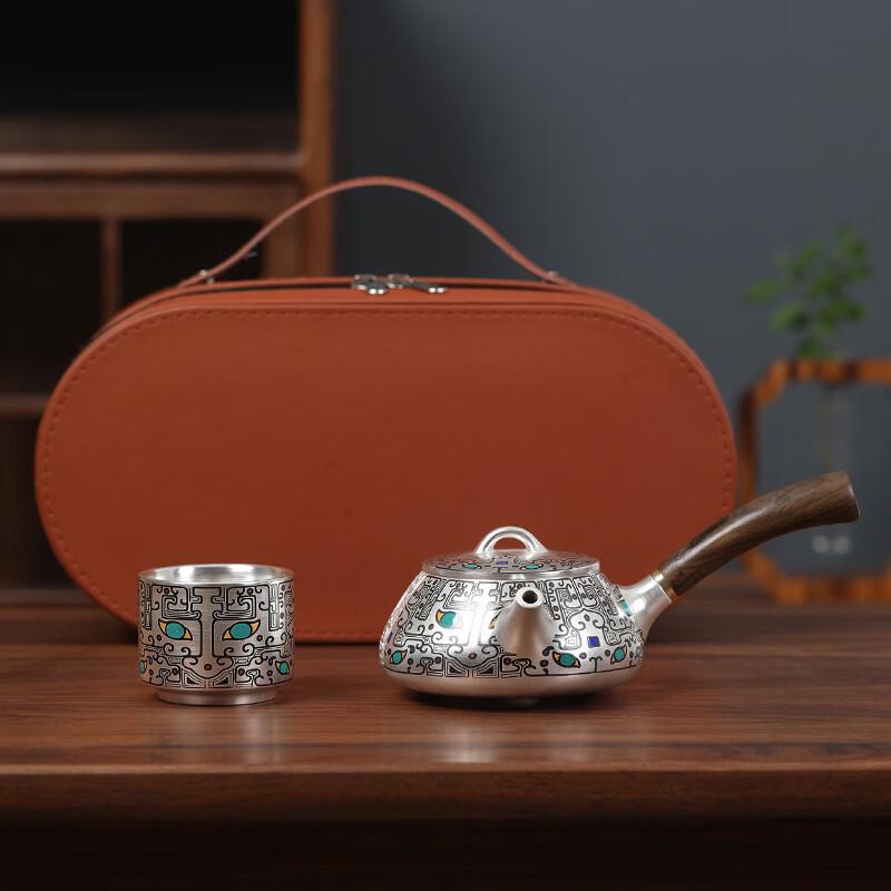 Light Luxury Gilded Ceramic Tea Set