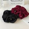 Ponytail Holder Rhinestone Hair Tie Elegant Large Intestine Hair Ring Scrunchie Gift High Elasticity Durability Hair Accessories