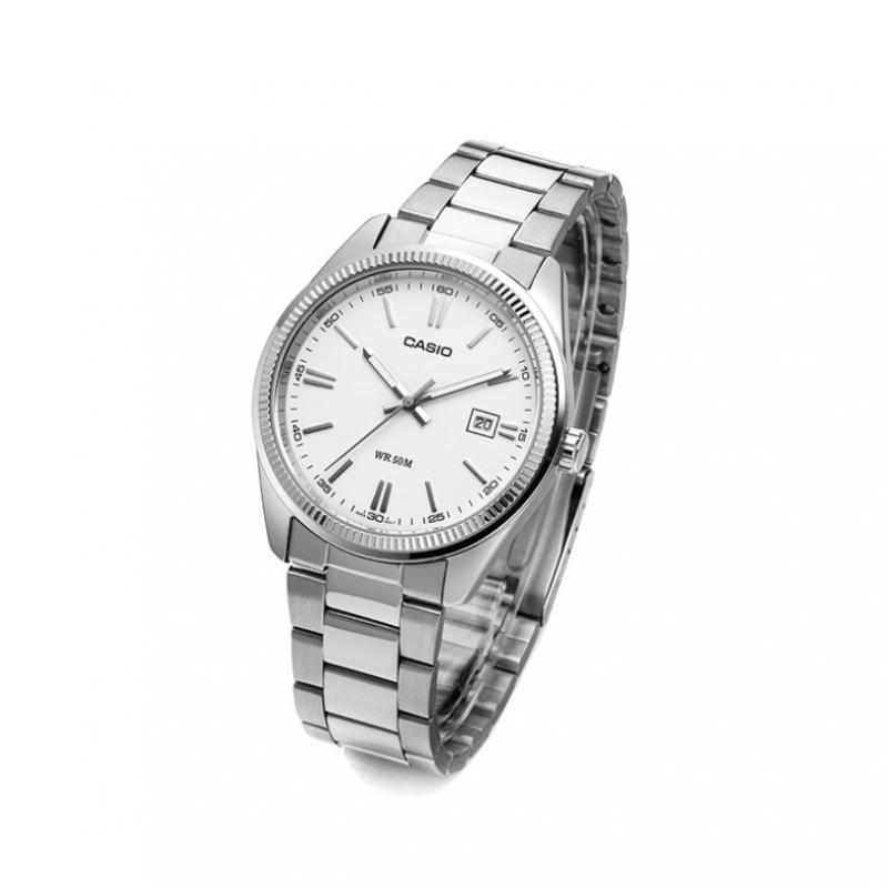 Casio Mtp 1302d 7a1vdf  Mtp 1302d 7a1  Relógio Analógico Sat Estudante Masculino Metal