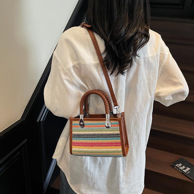 Casual Bag 2025 New Trendy Texture Handbag Shoulder Bag Summer Messenger Bag Women's Bag