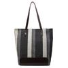 New Trendy Women's Striped Shoulder Bag Fashionable Casual Large Capacity Handbag Texture Commuter Armpit Tote Bag
