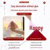 Double Happiness Wedding Cling Sticker for Windows, Rooms & Cars