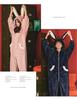 Matching Couple Winter Fluffy Rabbit Flannel Kigurumi Pajamas for Women and Korean Wedding Gift [WJ-SISI] Pajamas, Loungewear, Design, All-in-One Men,