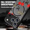 Cartoon Cherry Fruits Case For iPhone 17 Pro Max Case iPhone 16 15 14 13 Pro Max 17E Magnetic For Magsafe Thin Ring Hybrid TPU+PC Matte Cover