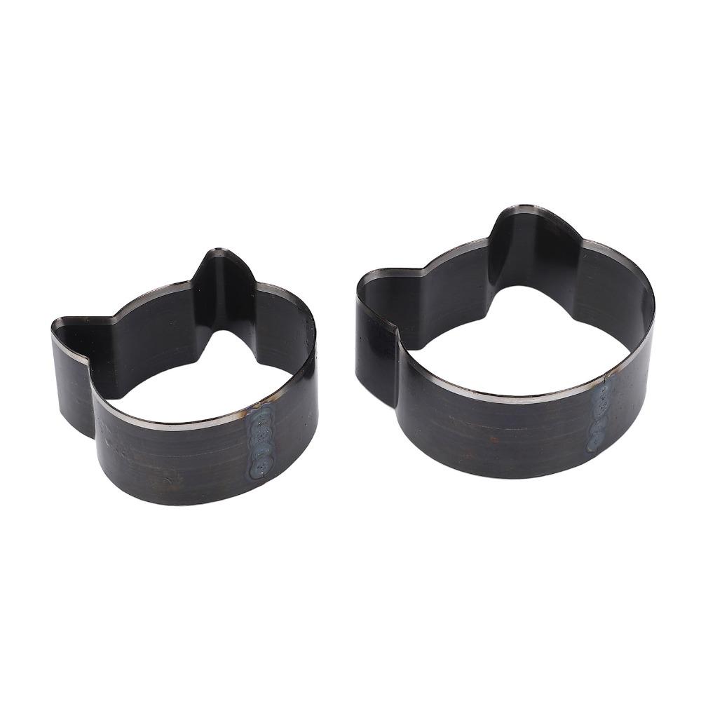 2 Stück manuelle Tierform Lederstempel für Lederhandwerk, Gürtel, Kartonbasteln