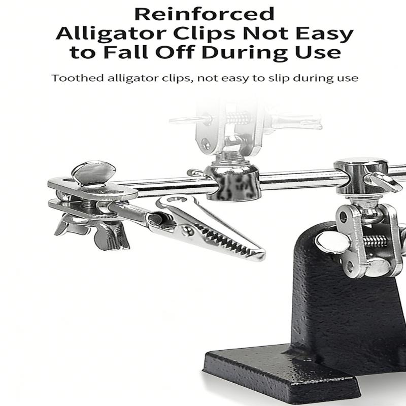 24TE Adjustable Helping Hands Magnifier For Hobbyists And Professional Technicians