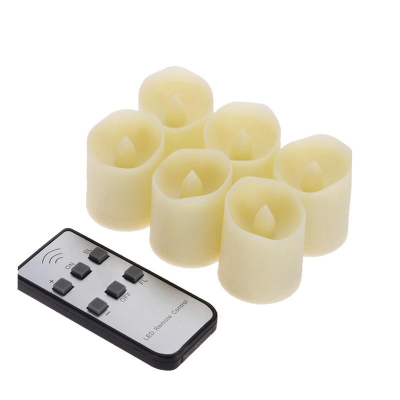 Remote Control LED Ghee Lamp - Romantic Candle Light for Birthday, Wedding, or Dining Table Decor with Timer Function
