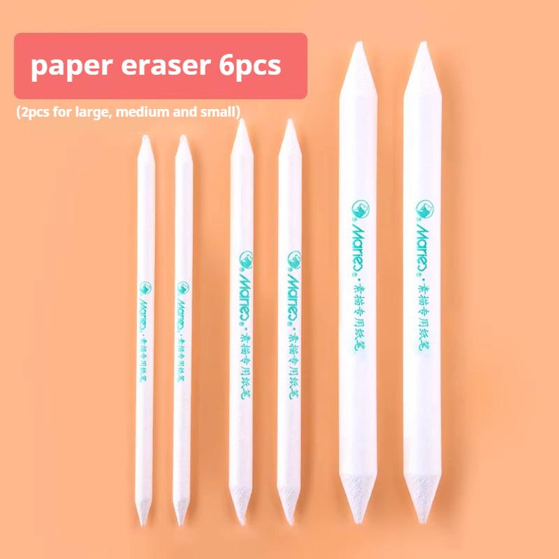 Kunst Skizze Wischmesser Set Waschbarer Pinsel Schwamm Wischer Wiederverwendbare Mixer Werkzeuge für Anfänger Künstler Holzkohle Skizze Zeichenwerkzeuge