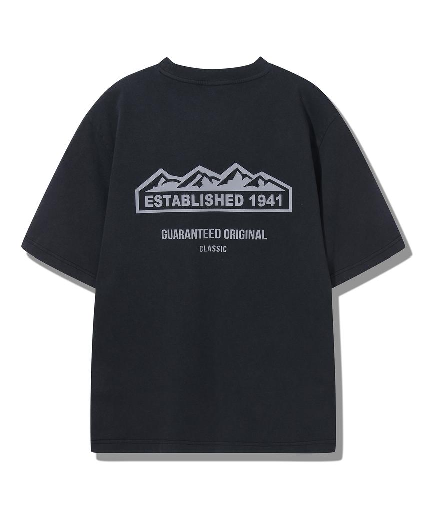 JEEP Pigment M-Logo Graphic Short Sleeve T-Shirt (Jq5Tsu673Bk)