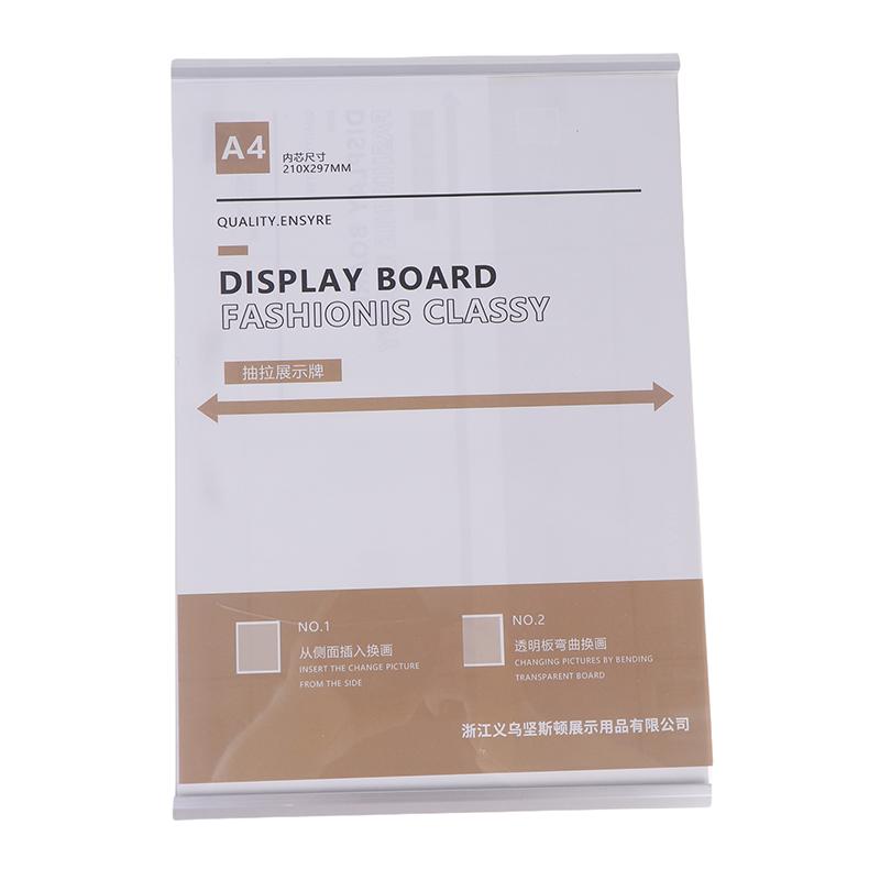 A4 Wandmontage 8,5 x 11 Zoll Acryl Schilderhalter Ständer Restaurant Menü Papier Preisliste Bild Foto Poster Flyer Rahmen