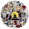 Gothic Graffiti Stickers: 50/100 Sheets for Car, Phone, and Water Cup Décor