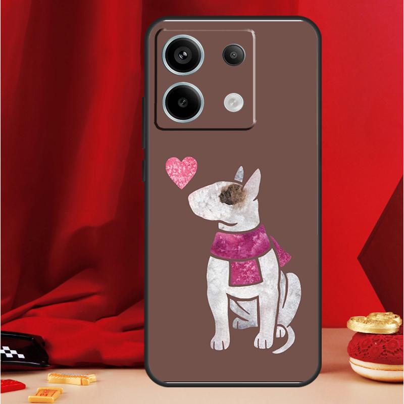 Bullterrier Bull Terrier Dog Case For Xiaomi Redmi Note 13 Pro 12 11 9 10 Pro 12S 11S 10S 9S Redmi 12 10C 12C 13C Cover
