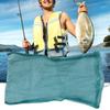 Fishing Net Strong Load Bearing Quick Dry Portable Tear Resistance Thickened Angling Nylon Fish Protection Net Bag Outdoor Supply