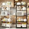 Multi Story Storage Shelves In The Kitchen, Designed With 4/5 Floors, Used For Kitchen, Dormitory, And Bathroom Storage Cabinets