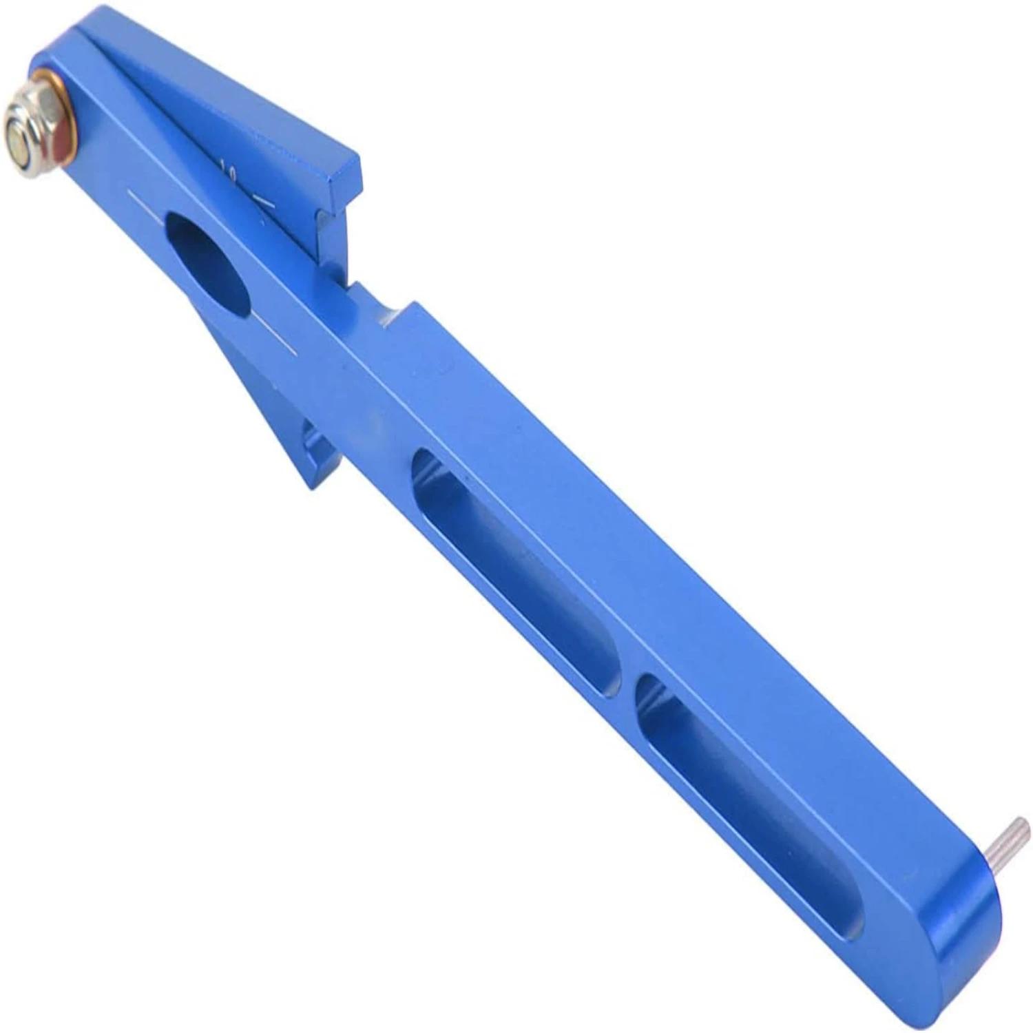 

Upgrade your maintenance routine with this durable, premium aluminum alloy multi-functional bicycle chain wear indicator for lon синий