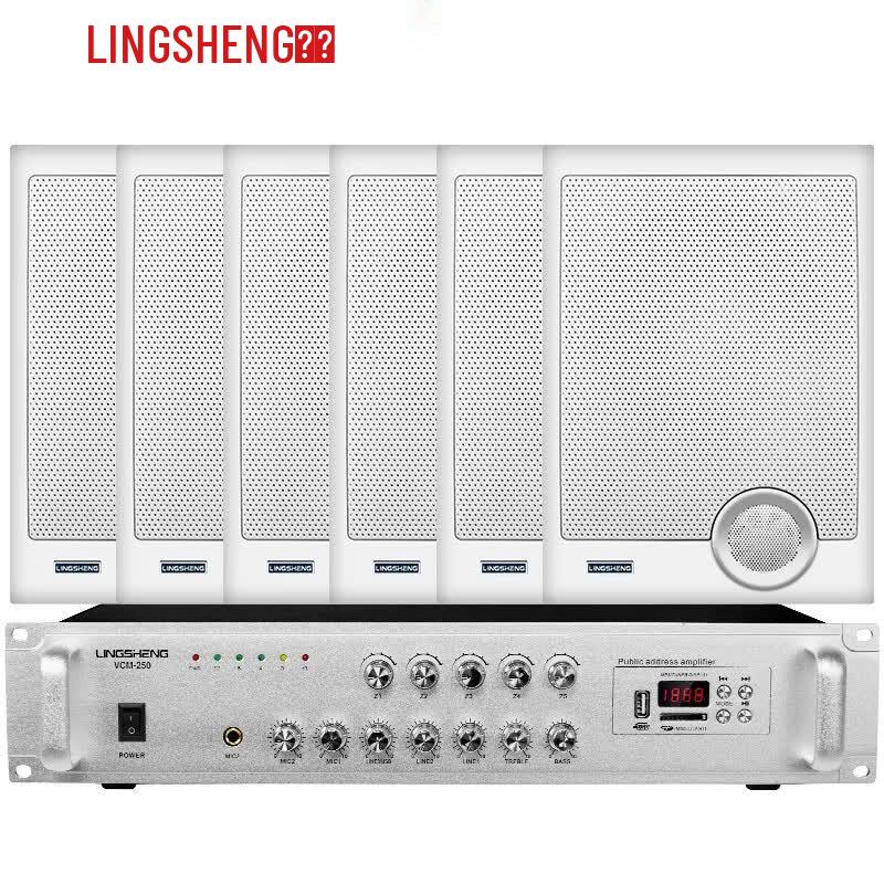 LINGSHENG WS-570 Wall-Mounted Public Address Speaker System (CN version)