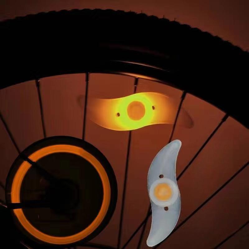 Colorful LED Bike Wheel Light, Waterproof Easy Install Bicycles Wheel Spoke LED Lights with 3 Modes for Bicycle