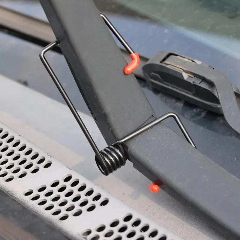 4PCS Car Power Windshield Wiper Spring Universal Smart Wiper Arm Alloy Rubber Wipers Spring Auto Replacement Parts Tools