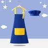 2PCS/3pcs Children's Waterproof Apron, Kindergarten Studio Chef's Clothing Baking Experience Clothes, Reverse Cover Chef's Hat