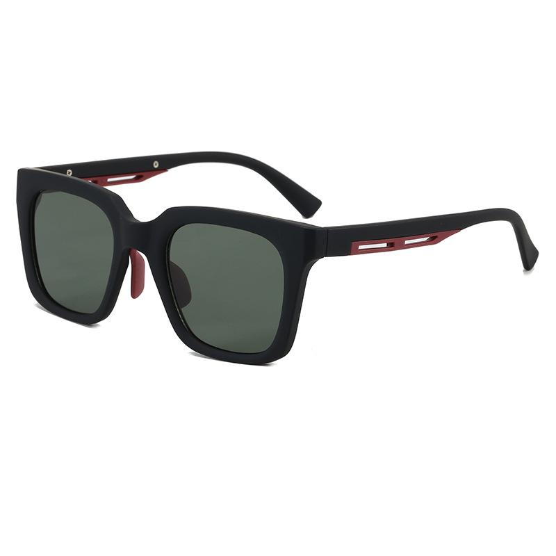 High-End UV Protection Unisex Sunglasses with Stylish Temple Design