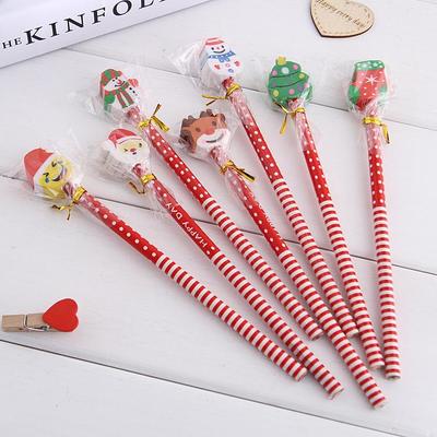 Holiday Cartoon Pencil Set for Elementary Students