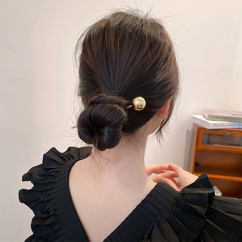 Fashion Women Simulated Pearl Hairpins Metal Barrette Clip Wedding Bridal Tiara Hair Accessories Wedding Hairstyle Design Tools