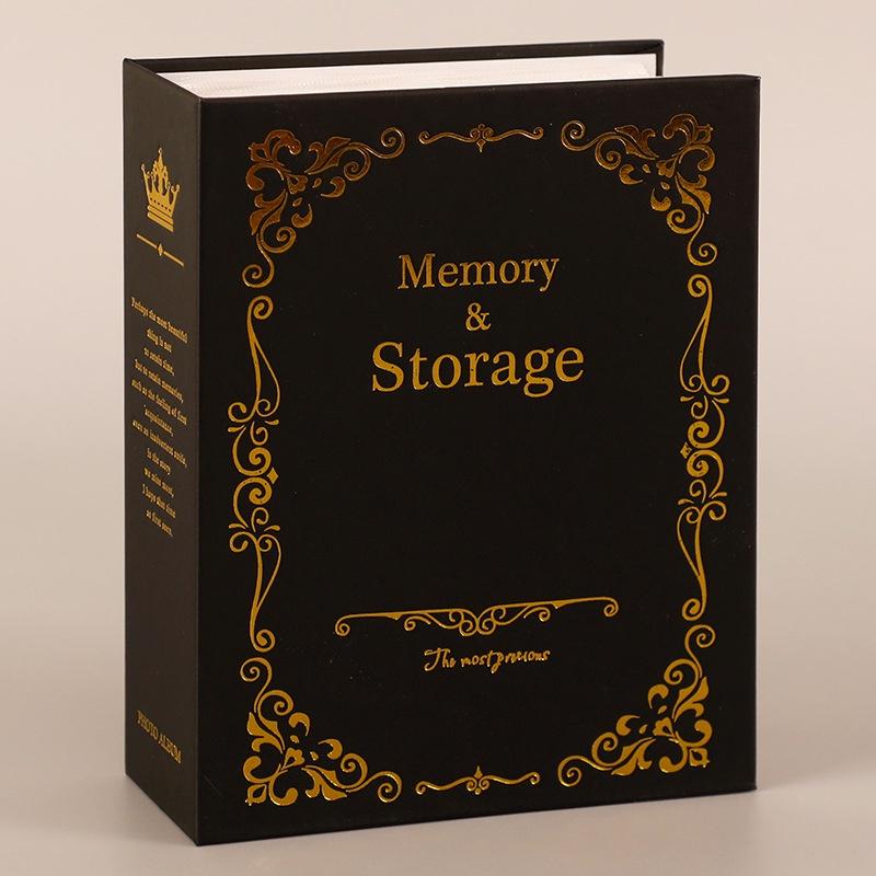 Photo Album Insert Type 4D Large 6 Inch 100 Sheets Plastic Children's Photo Album Hot Stamping