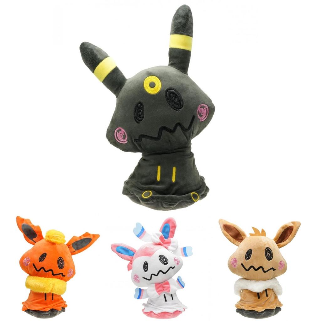 Premium Quality Pokemon Center Mimikyu Cosplay Umbreon Eevee Sylveon Plush Toy Doll For Collectors