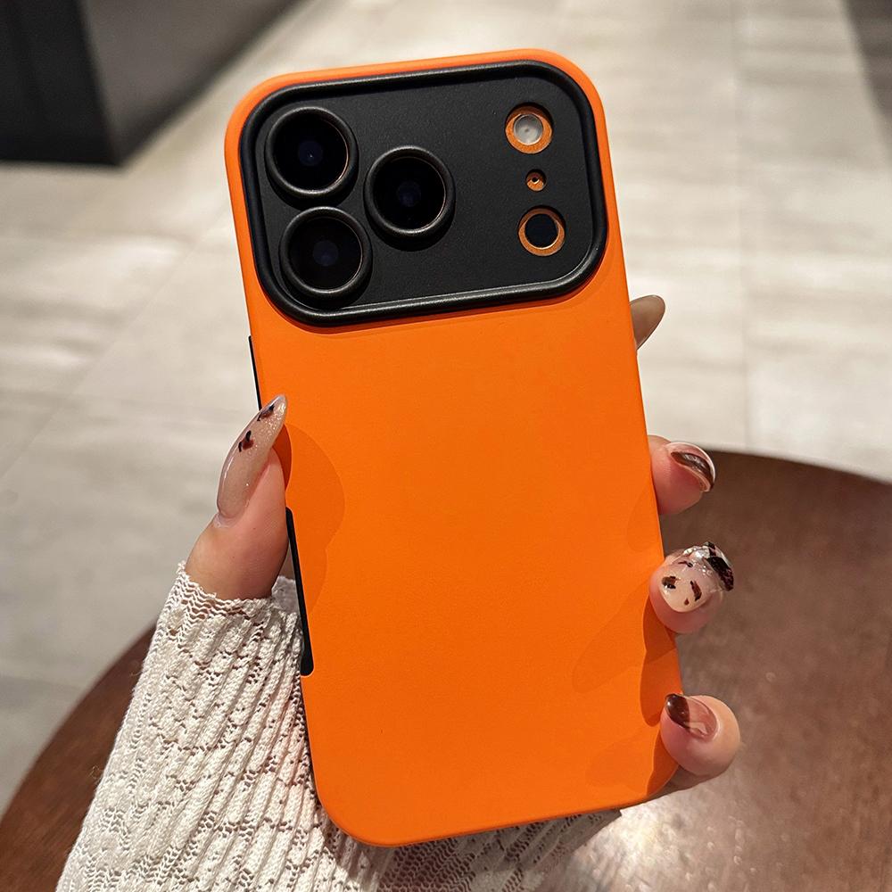 2 in 1 dual color fine hole shockproof phone case for For Iphone 17 16 15 14 13 Pro Max Air full scratch-proof hard bumper cover