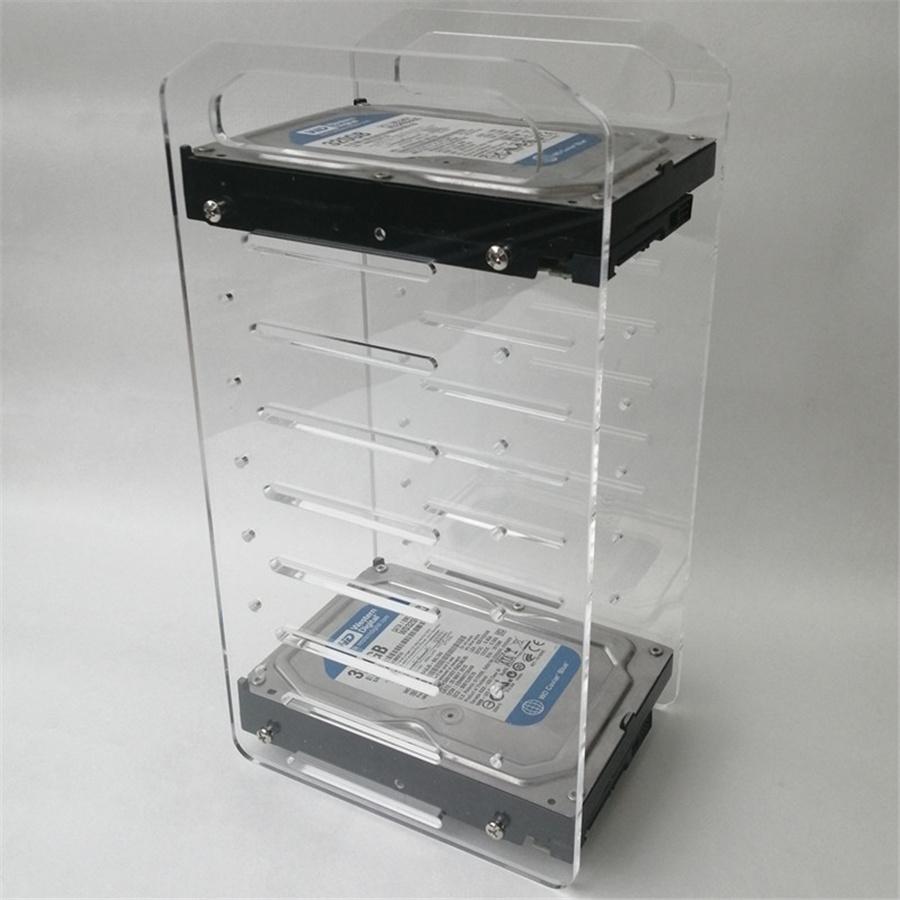 1Pc Disk Test Bench Case Bracket DIY Enclosure Set Tool Hard Drive 3.5'' HDD